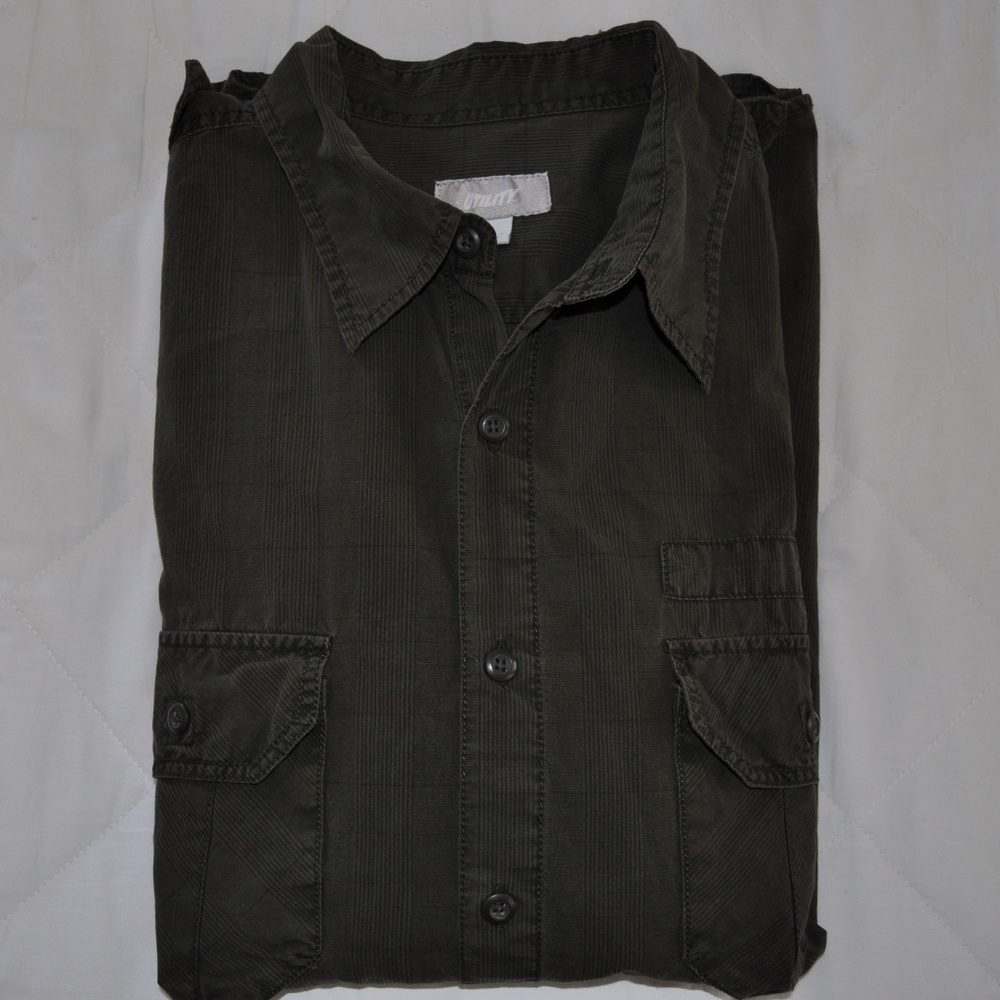 Utility Men's Military Long Sleeve Shirt Olive